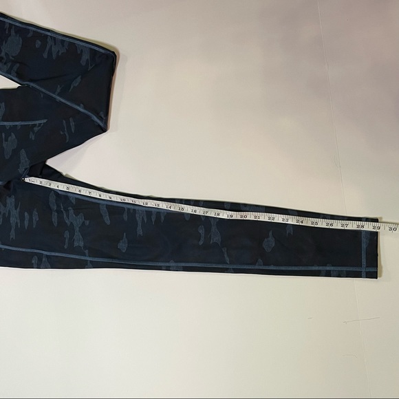 Lululemon Speed Tight II Heathered Texture Lotus Camo Oil Slick Blue/Inkwell S 6 - Picture 5 of 17